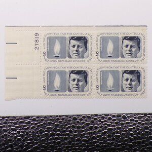 United States Stamps Block of 4  US #1246 1964 5c Kennedy Memorial